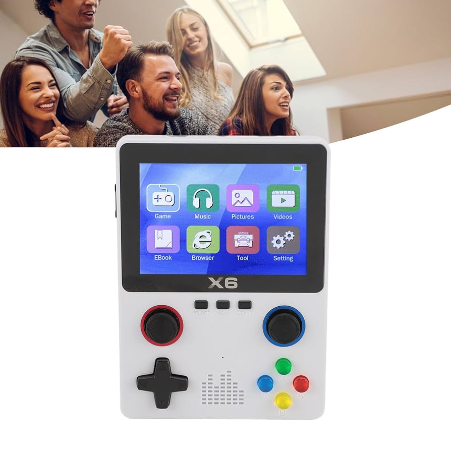 デュアル 3D ロッカー付き X6 ハンドヘルド ゲーム コンソール、3.5 イ Amazon.co.jp: デュアル 3D ロッカー付き X6 ハンドヘルド
